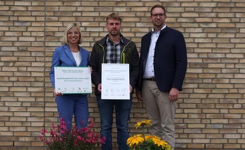 Fachbetrieb Hans Hermann Meins ist  Ausbildungsbetrieb des Jahres 2025